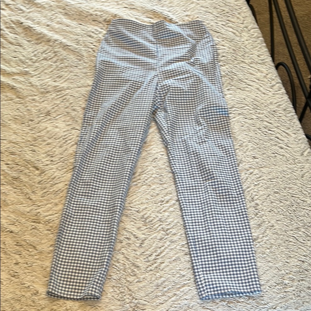 Lulu's Blue and White Gingham Pants